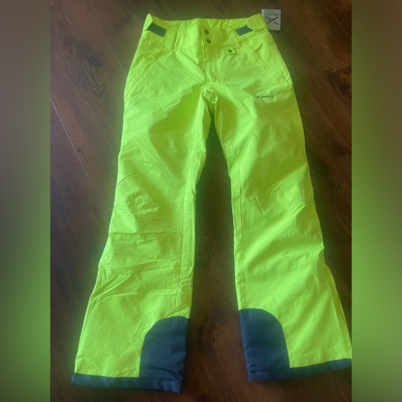 NWT Arctix Womens Insulated Snow/Ski Pants in Florescent Green, Size S/P 31L - Picture 5 of 11